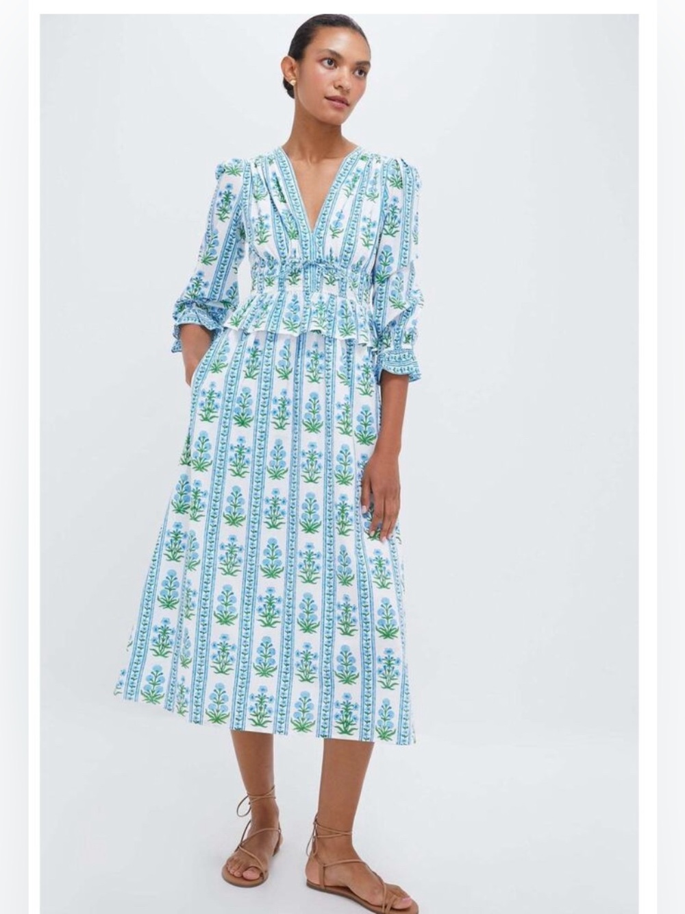Pink city prints Melanie dress